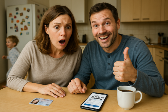 půjčka na občanku manželé doma